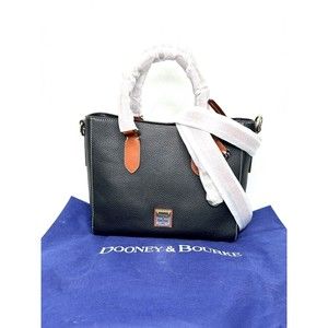 Dooney & Bourke Pebble Grain Top Handle Tote / Crossbody Black NWT ITREM S- 11